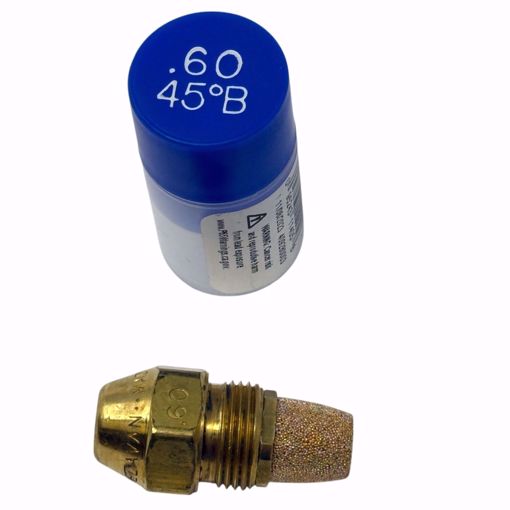 Picture of 00060-45B1 DELAVAN 0.60 GPH 45° B SOLID CONE NOZZLE W/ SINTERED FILTER