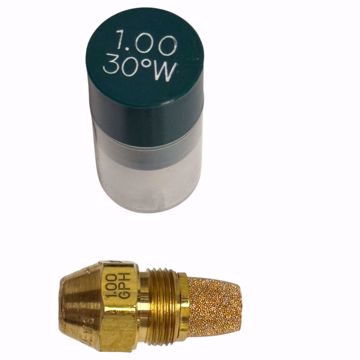 Picture of 00100-30W1 DELAVAN 1.00 GPH 30° W NOZZLE W/ SINTERED FILTER