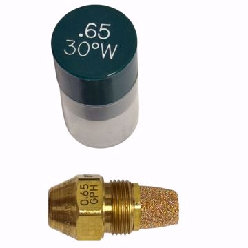 Picture of 00065-30W1 DELAVAN 0.65 GPH 30° W NOZZLE W/ SINTERED FILTER