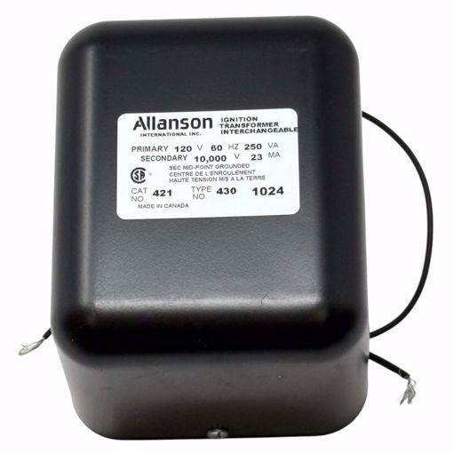 Picture of 421-430 ALLANSON DUCANE IGNITION TRANSFORMER (REPLACES DONGAN XD-D