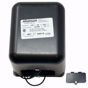 Picture of 421-655-G ALLANSON POWER FLAME 10000 VOLT IGNITION TRANSFORMER