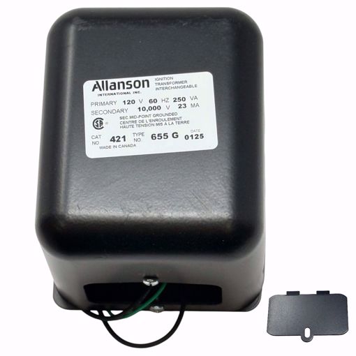Picture of 421-655-G ALLANSON POWER FLAME 10000 VOLT IGNITION TRANSFORMER