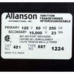 Picture of 421-557 ALLANSON 120V IGNITION TRANSFORER 10000V SECONDARY