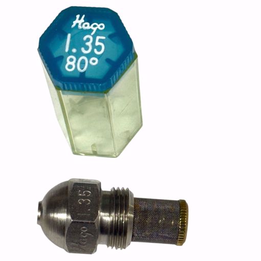 Picture of HAGO 1.35 GAL 80° SS SEMI SOLID NOZZLE 13580SS