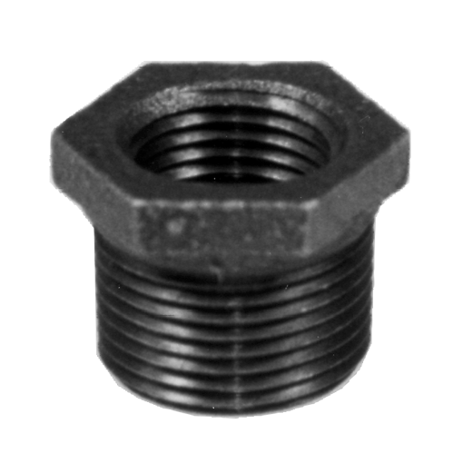 Picture of 1 X 1/2 BLACK HEX BUSHING