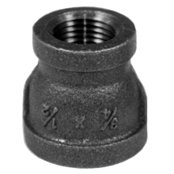 Picture of 1 X 1/2 BLACK RED. COUPLING