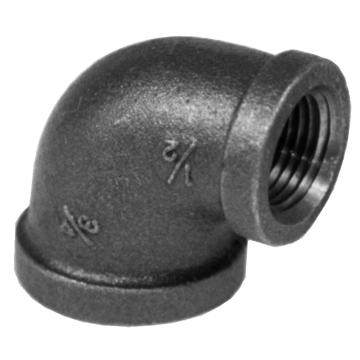 Picture of 1 X 1/2 BLACK RED. ELBOW