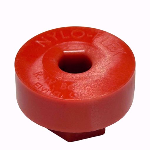 Picture of S85-100 WESTWOOD NYLO-FLEX END PIECE, FOR 5/16IN SHAFT, RED
