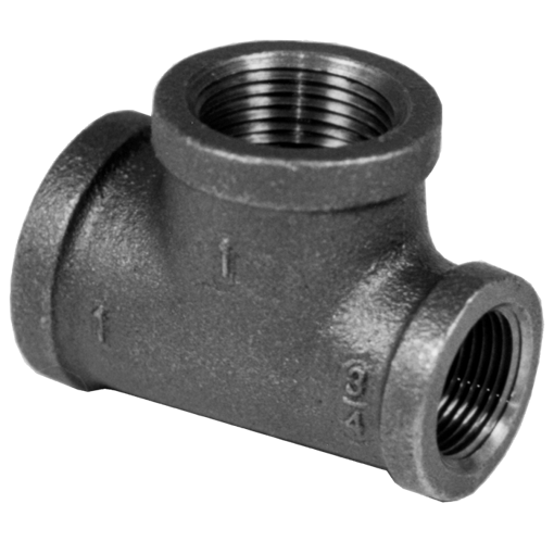 Picture of 1 X 3/4 X 1 BLK RED. TEE