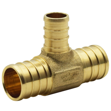 Picture of 1 X 3/4 X 3/4 PEX RED TEE