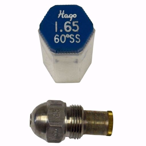 Picture of HAGO 1.65 GPH 60° SS SEMI SOLID NOZZLE, 16560SS, 22740