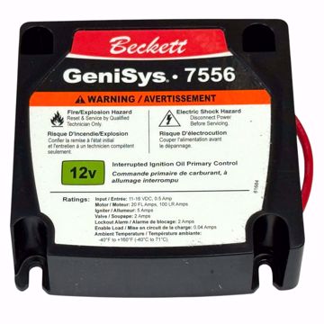 Picture of 7556P158MU BECKETT PRIMARY CONTROL 12VDC