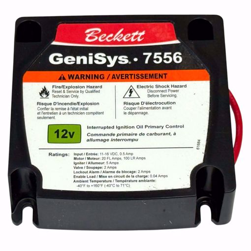 Picture of 7556P158MU BECKETT PRIMARY CONTROL 12VDC