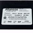 Picture of 542-GP ALLANSON TRANSFORMER FOR GORDON PIATT 120V