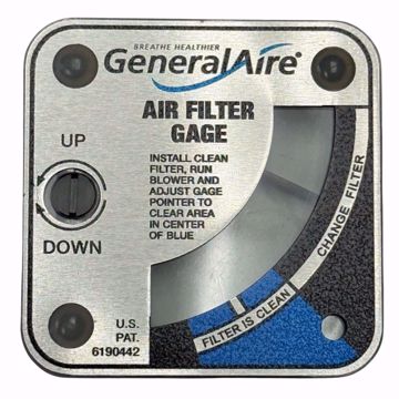 Picture of 4002 GENERALAIRE G99 MEDIA AIR CLEANER GAUGE 0.1 TO 0.4 INCHES W.C.