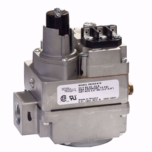 Picture of 60270-002 WAYNE GAS VALVE, NAT - P250AF & P265F STANDING PILOT SERIES BURNER