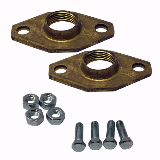 Picture of 101012LF B&G PAIR OF 1 INCH BRONZE FLANGES WITH FASTNER KIT